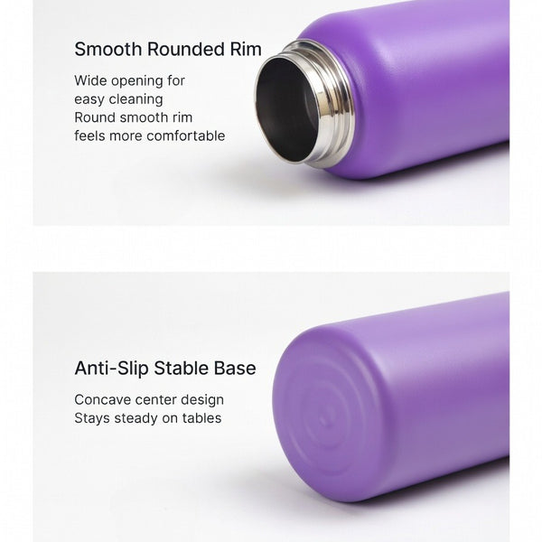 Carry Handle Insulated Outdoor Water Bottle