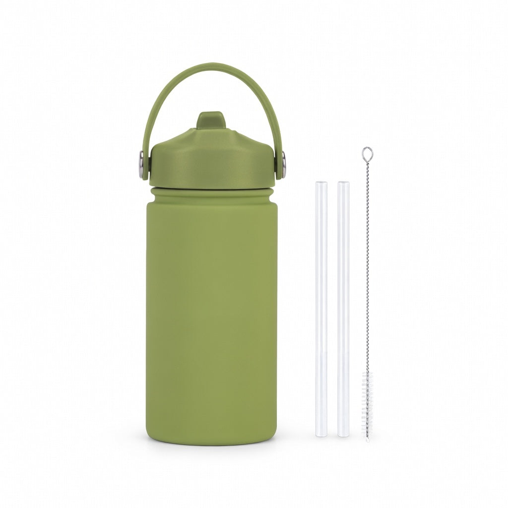 316L Stainless Steel Straw Lid Bottle