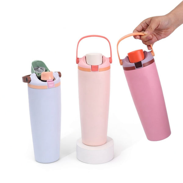 Multi-Sip Carry Handle Insulated Water Bottle