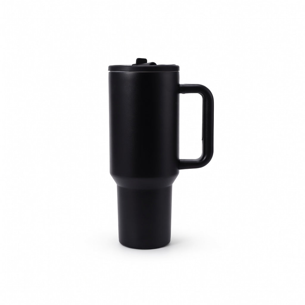 Insulated Handled Straw Tumbler