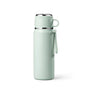 Matte Dual-Drink Water Bottle with Cup Lid