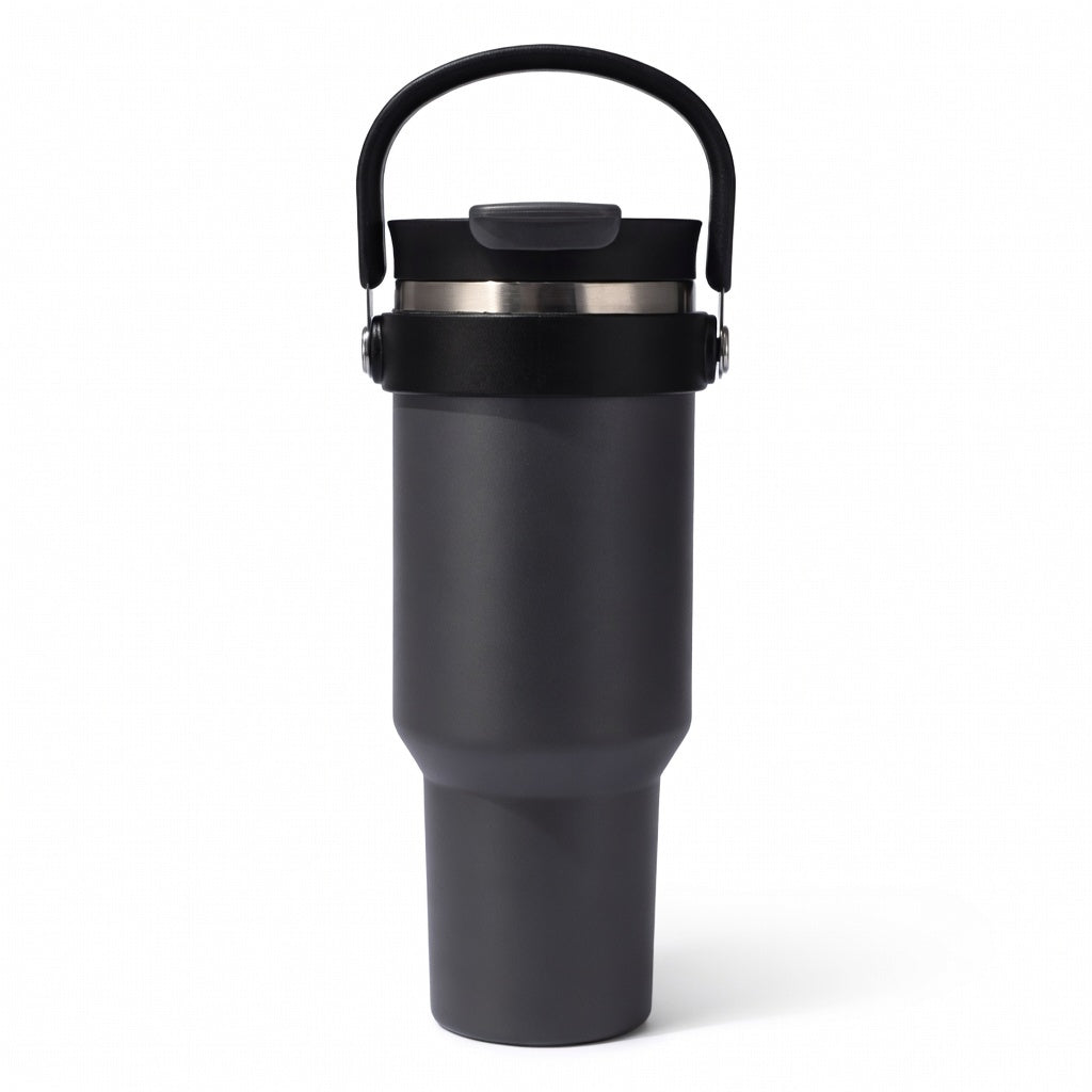 Handled Dual-Drink Travel Tumbler 40oz