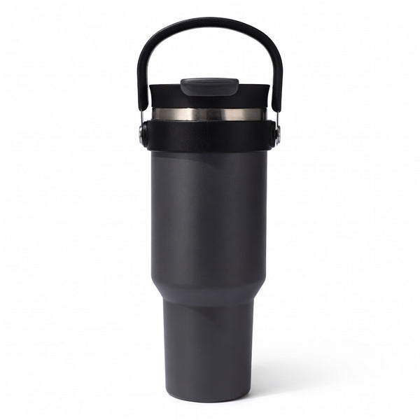 Handled Dual-Drink Travel Tumbler 40oz