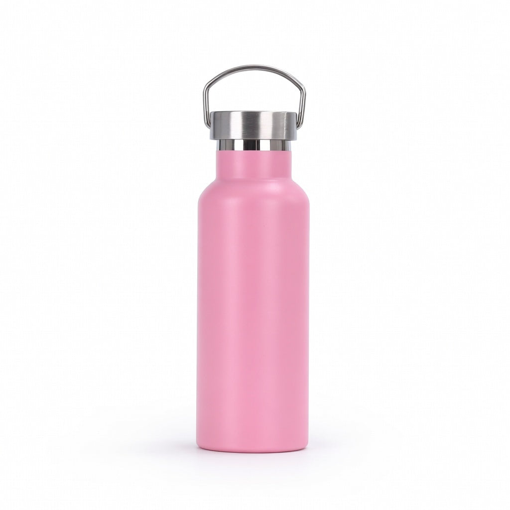 Wide Mouth Insulated Water Bottle with Carry Handle