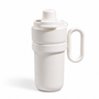 Dual-Drink Insulated Coffee Tumbler with Handle