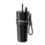 Insulated Straw Tumbler with Portable Carry Strap 24oz