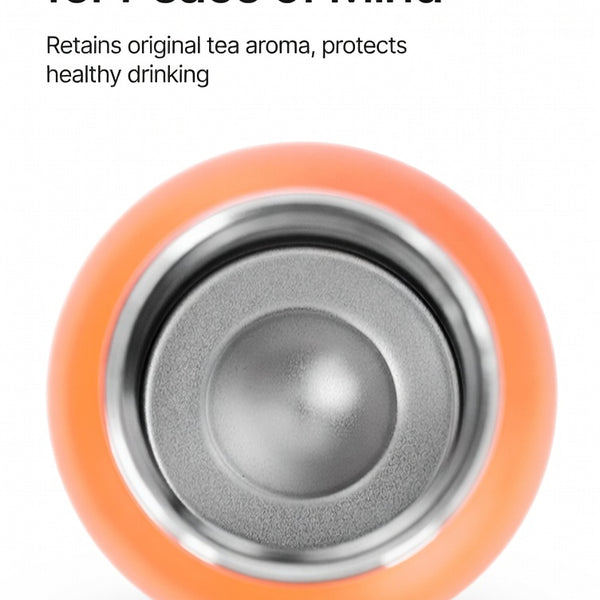 Wide Mouth Stainless Steel Bottle with Carry Handle