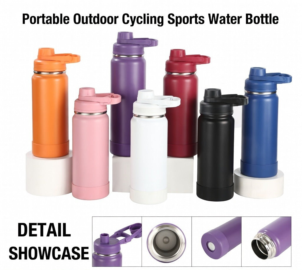 Carry Handle Insulated Spout Water Bottle