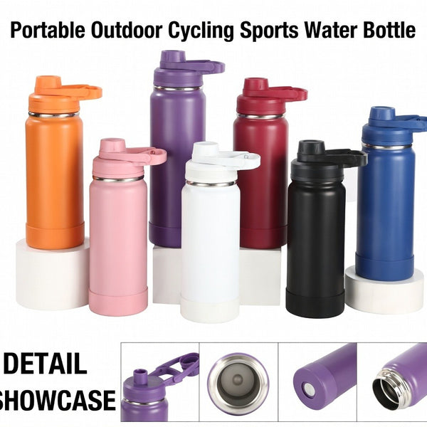 Carry Handle Insulated Spout Water Bottle