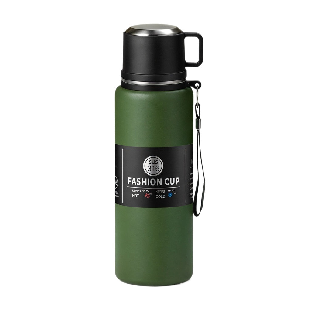 316 Stainless Steel Tea Infuser Bottle with Cup Lid