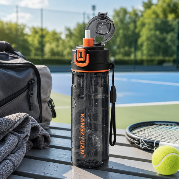 Dual-Drinking Spray Cooling Tritan Water Bottle 26oz