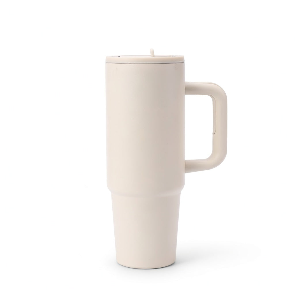 Insulated Handled Straw Tumbler