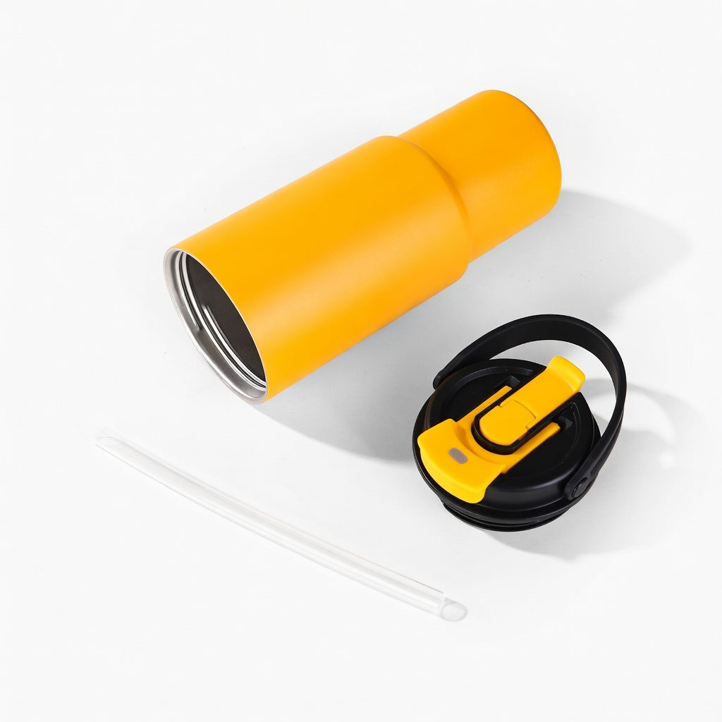 Handled Straw Lid Travel Tumbler 30oz