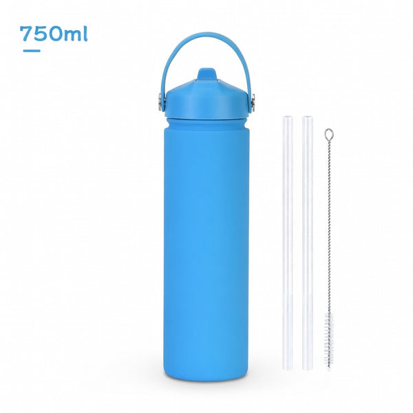 Wide Mouth Straw Lid Bottle 25oz