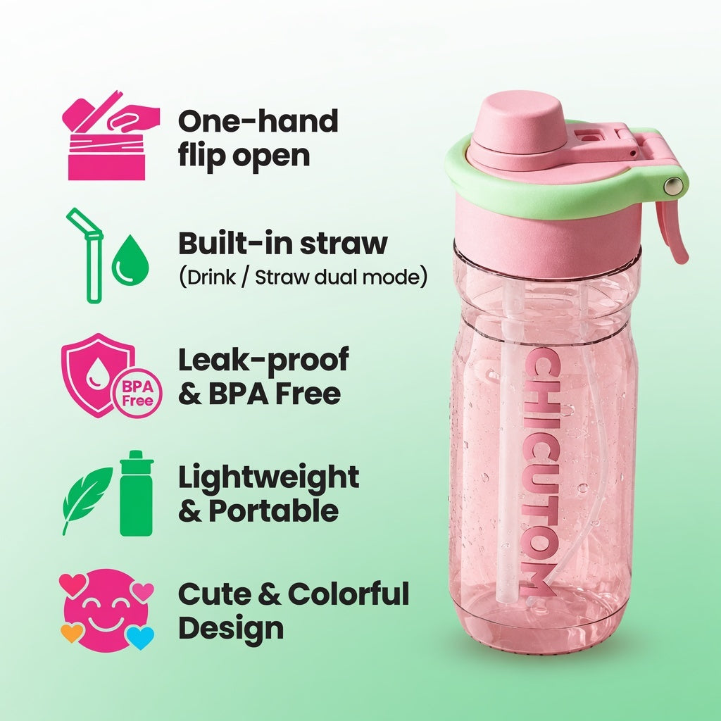 Mist Spray Tritan Sport Bottle 26oz