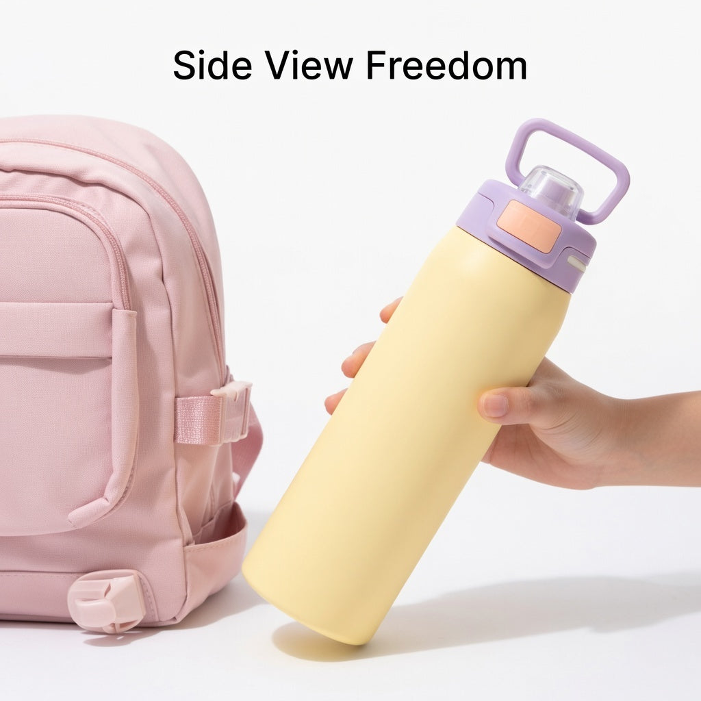 Matte Carry Handle Water Bottle