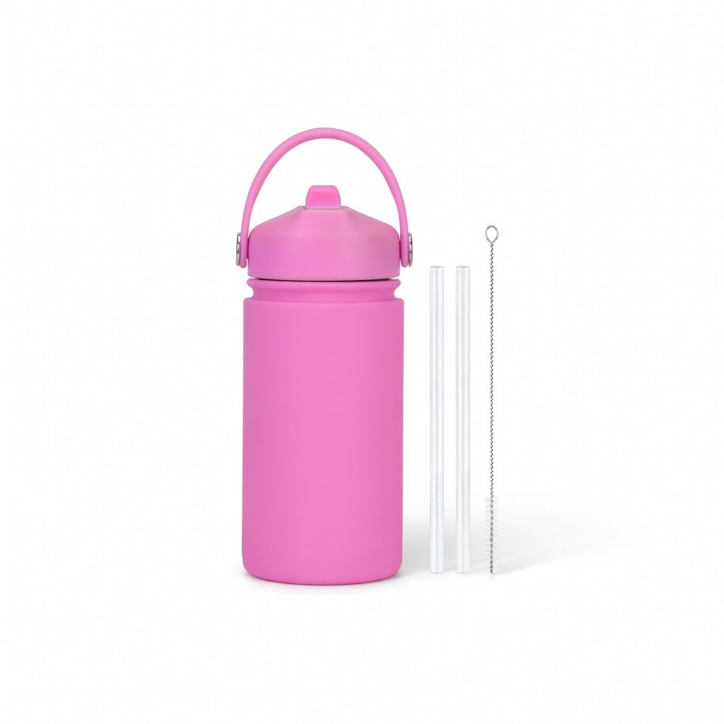 316L Stainless Steel Straw Lid Bottle