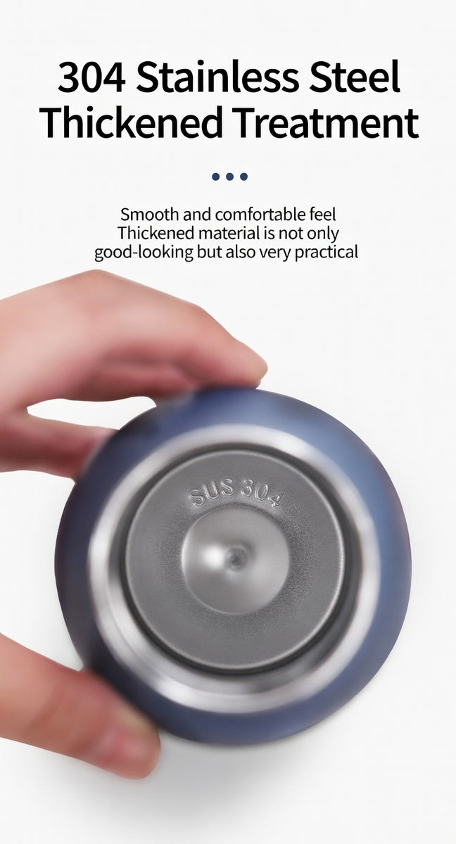 Wide Mouth Insulated Water Bottle with Carry Handle