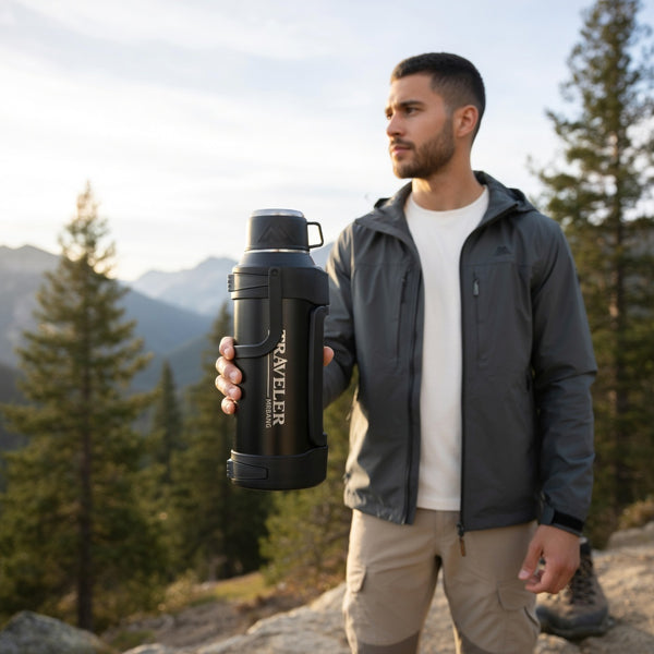 Heavy-Duty Carry Handle Outdoor Bottle 40oz