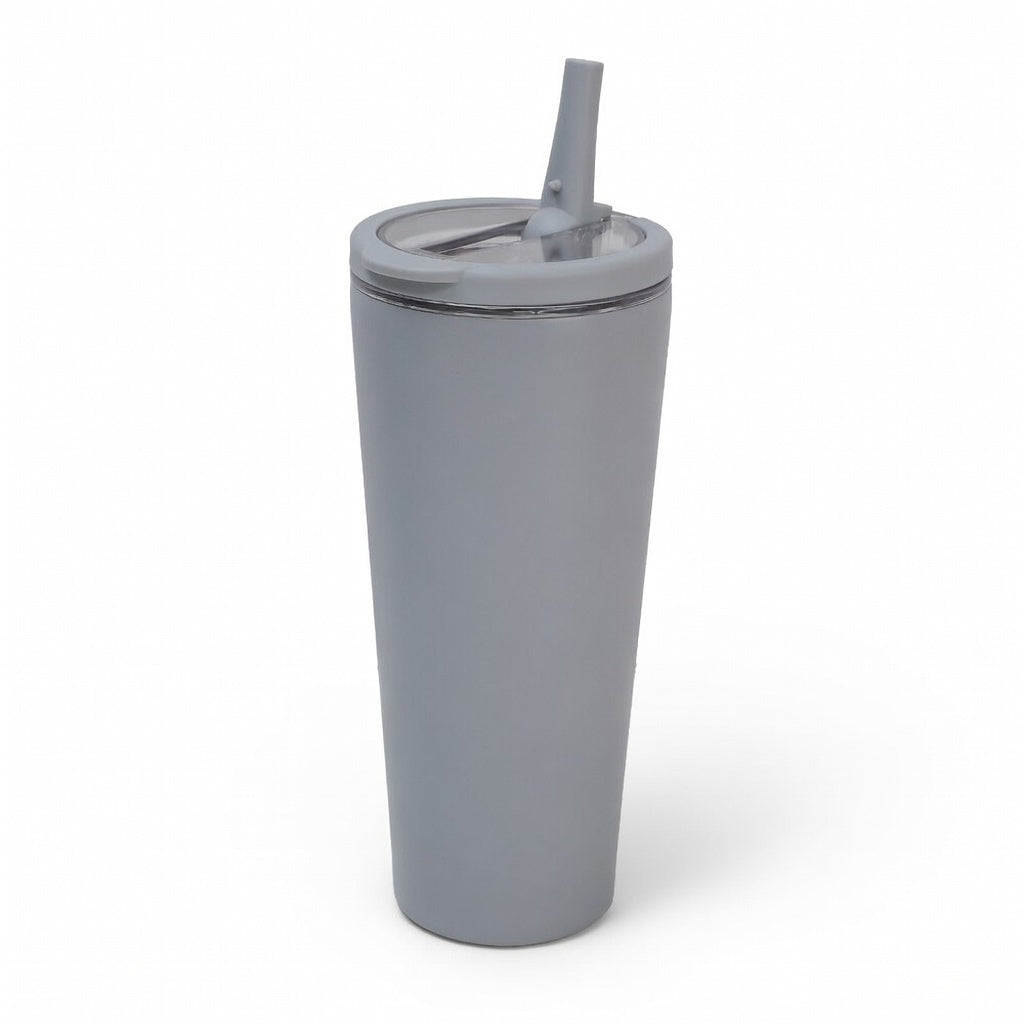 Integrated Ring Handle Straw Tumbler