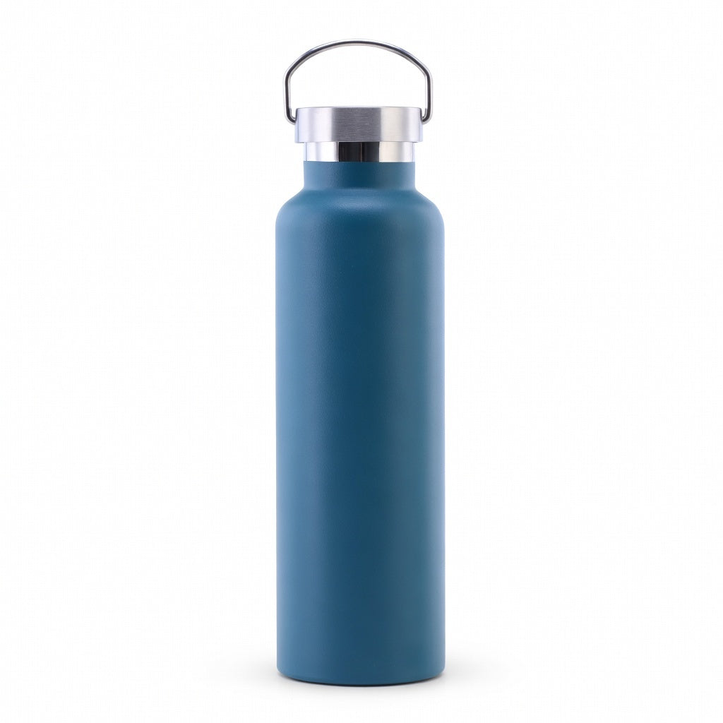 Wide Mouth Stainless Steel Bottle with Carry Handle