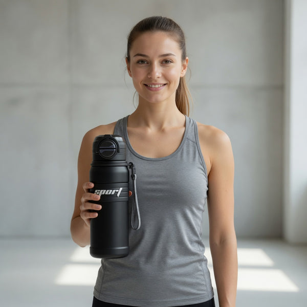 Gradient Dual-Drinking Insulated Sports Bottle 23oz