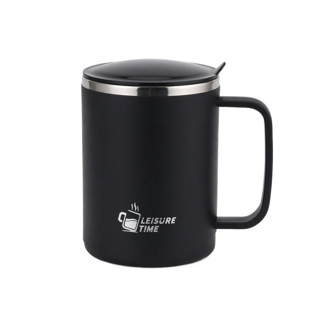 316 Stainless Steel Handled Coffee Mug 14oz