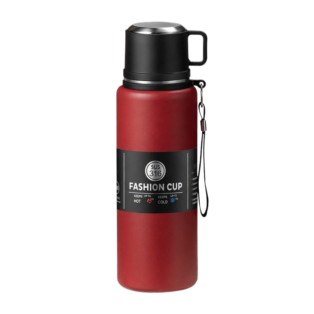 316 Stainless Steel Tea Infuser Bottle with Cup Lid