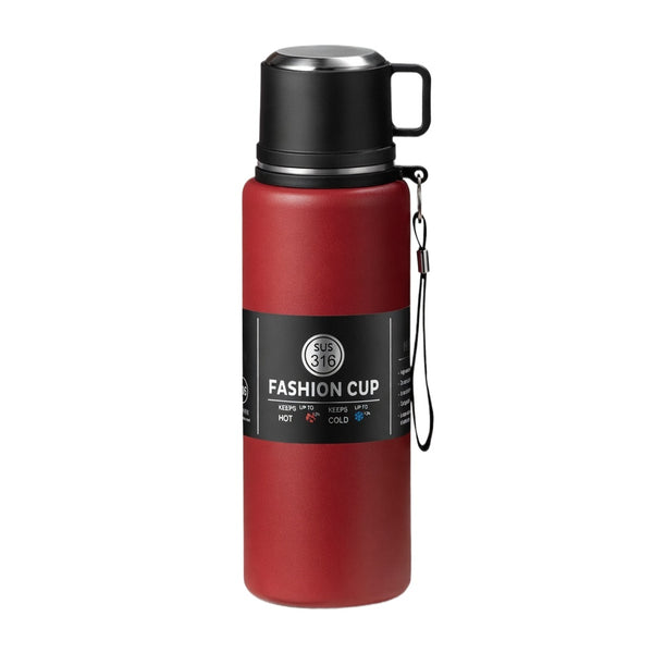 316 Stainless Steel Tea Infuser Bottle with Cup Lid