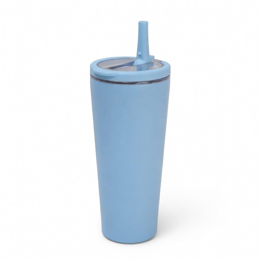 Integrated Ring Handle Straw Tumbler