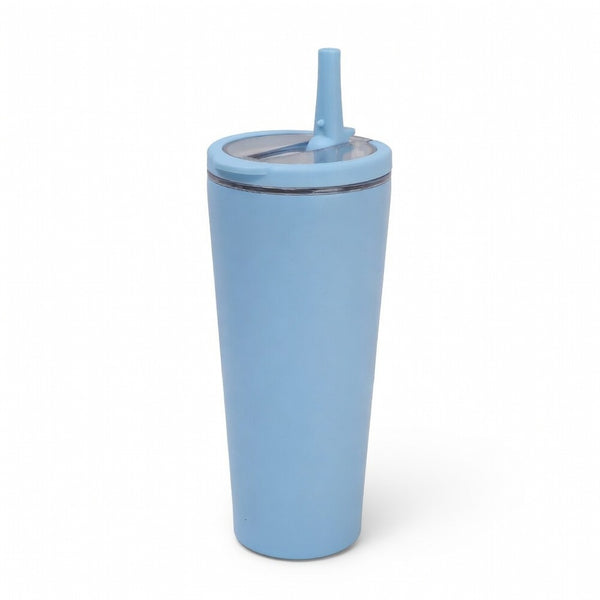 Integrated Ring Handle Straw Tumbler