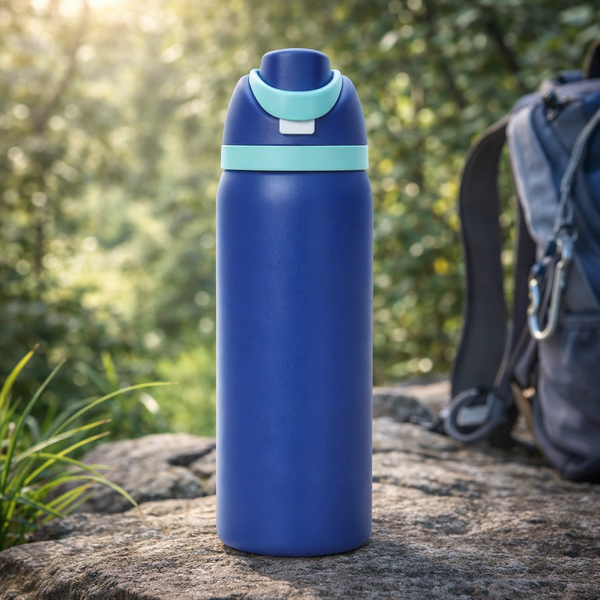 Insulated Dual-Drink Water Bottle with Carry Handle