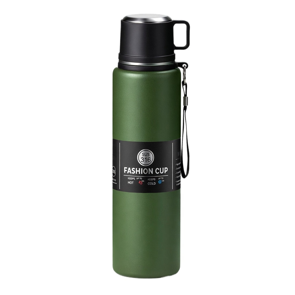 316 Stainless Steel Tea Infuser Bottle with Cup Lid