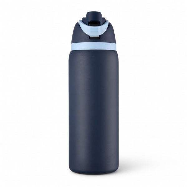 Push-Button Pop Lid Insulated Water Bottle