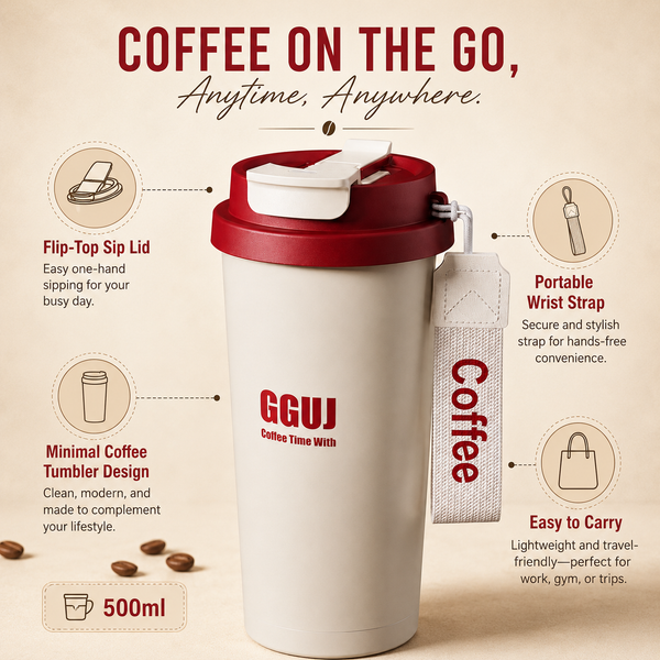 Three-Way Lid Coffee Tumbler 17oz