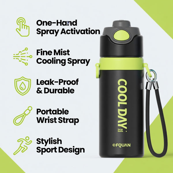 Cooling Mist Insulated Sports Bottle 24oz