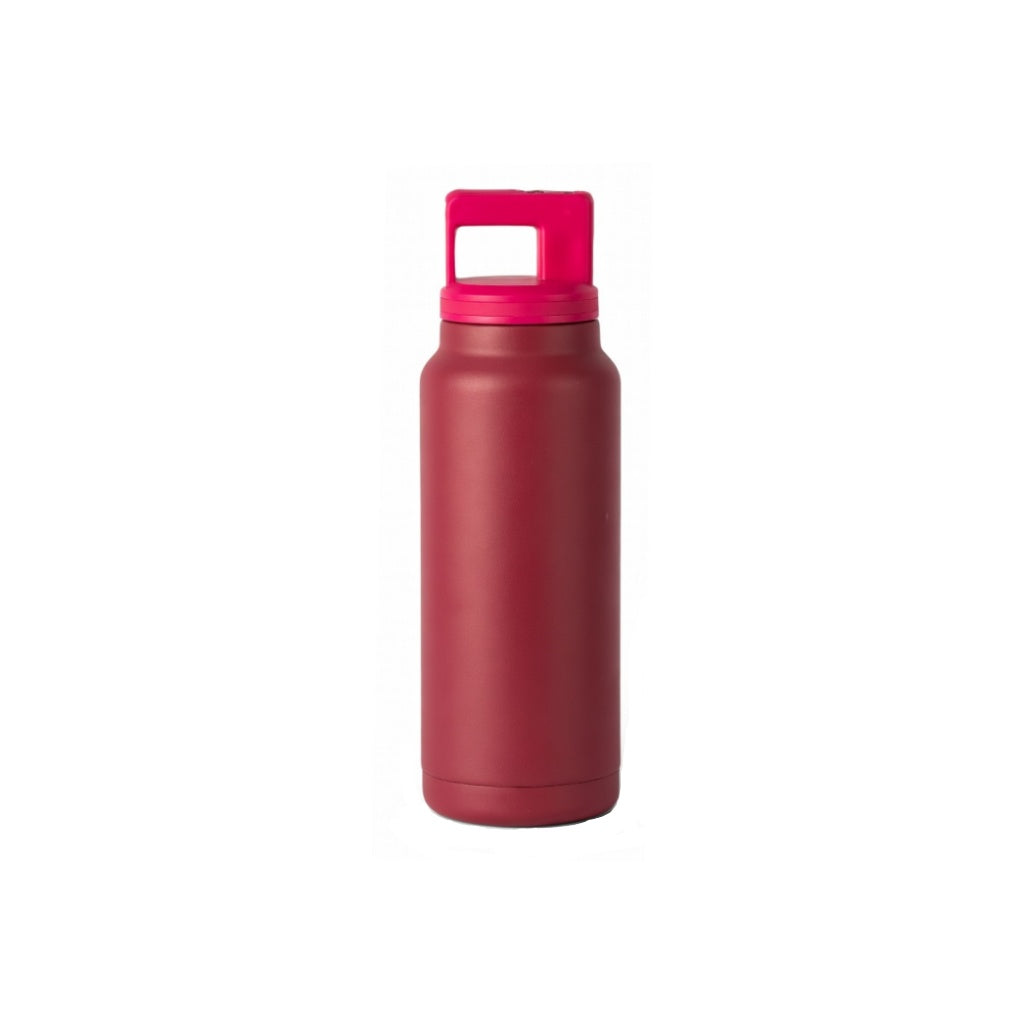 Carry Handle Straw Lid Water Bottle