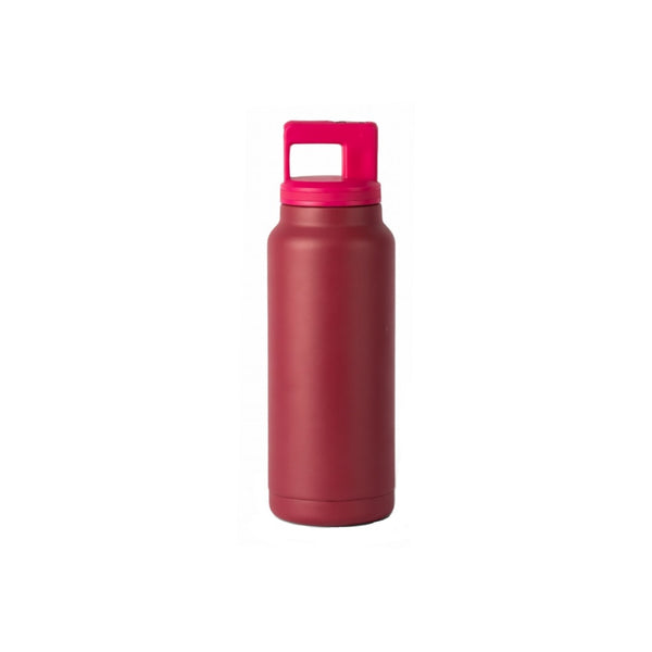 Carry Handle Straw Lid Water Bottle