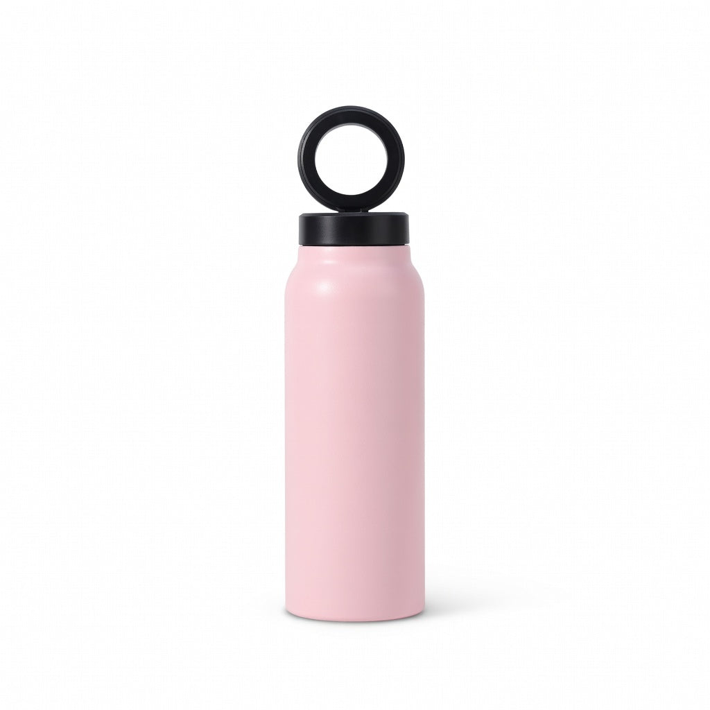 Magnetic Lid Phone Holder Water Bottle