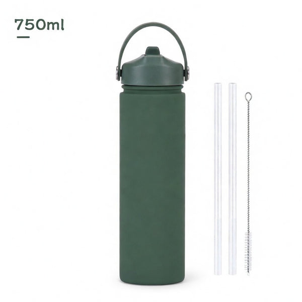 Wide Mouth Straw Lid Bottle 25oz