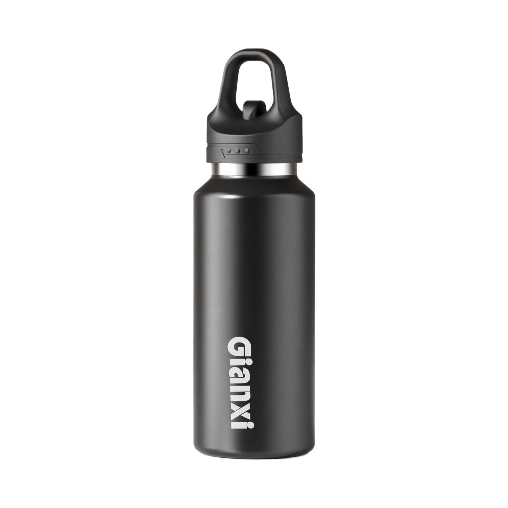 One-Click Wide Mouth Carry Handle Water Bottle