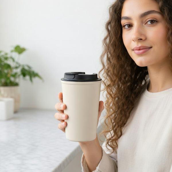 Sealed Flip-Top Coffee Tumbler 13oz