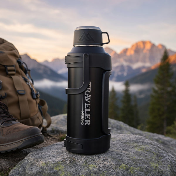 Heavy-Duty Carry Handle Outdoor Bottle 40oz