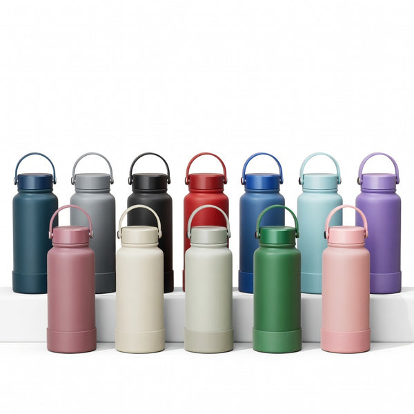 Wide Mouth Carry Handle Water Bottle