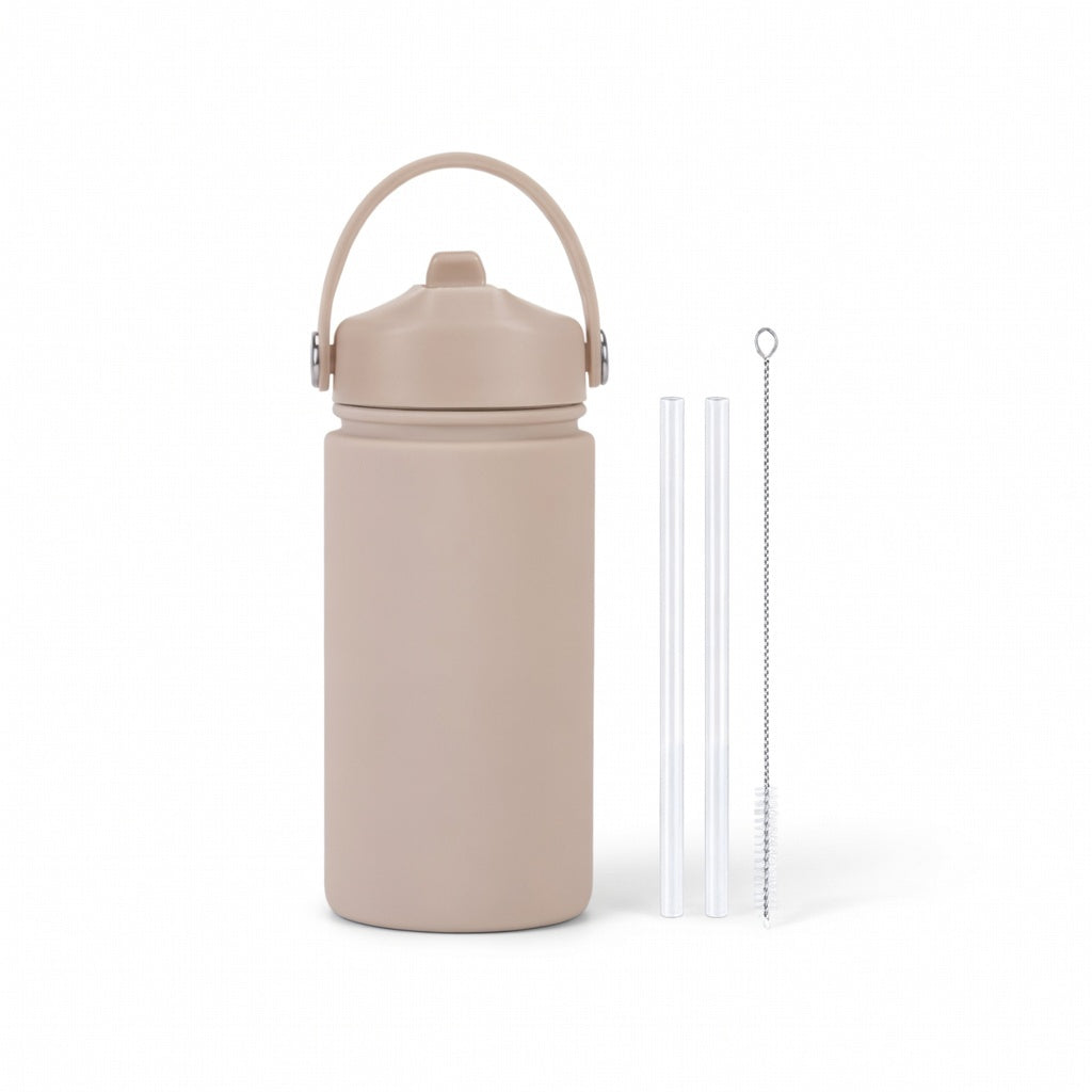 316L Stainless Steel Straw Lid Bottle