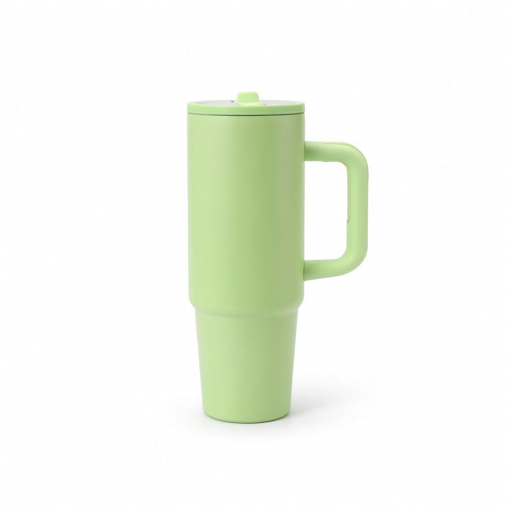 Insulated Handled Straw Tumbler
