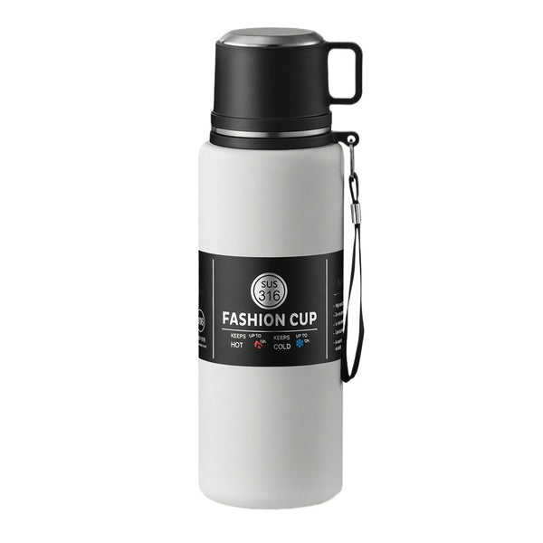 316 Stainless Steel Tea Infuser Bottle with Cup Lid