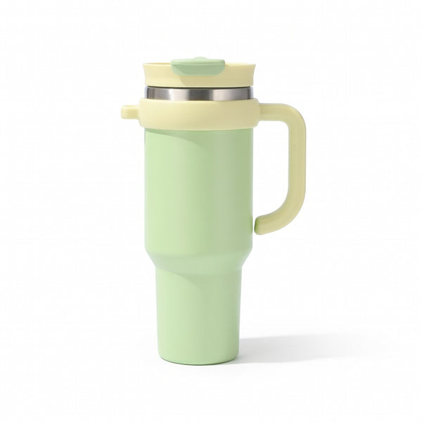 Handled Dual-Drink Travel Tumbler 40oz