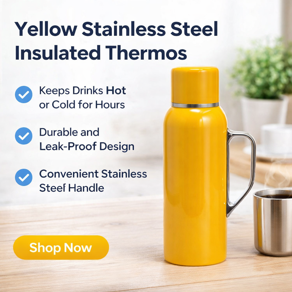 Mechanical Temperature Display Carry Handle Bottle