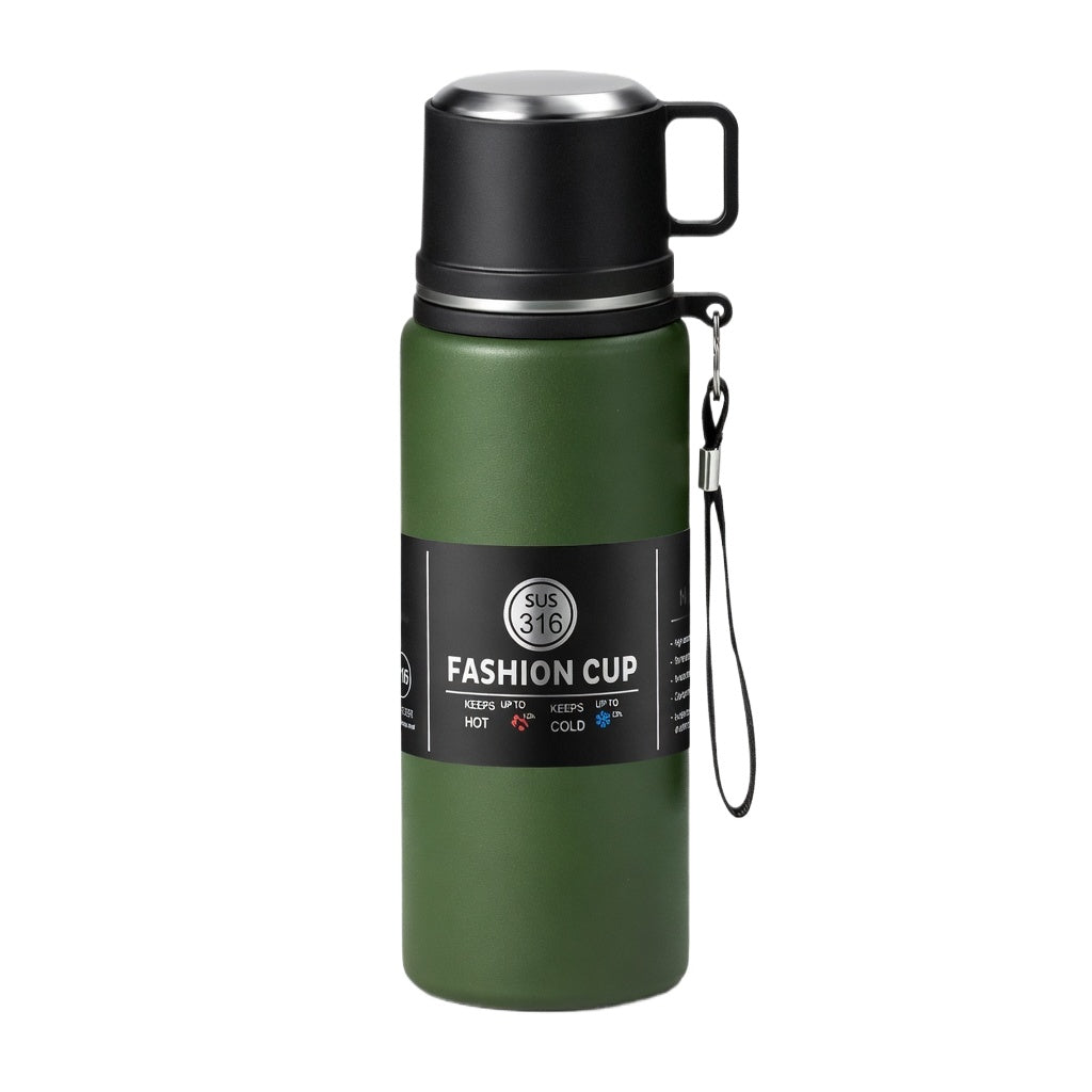 316 Stainless Steel Tea Infuser Bottle with Cup Lid